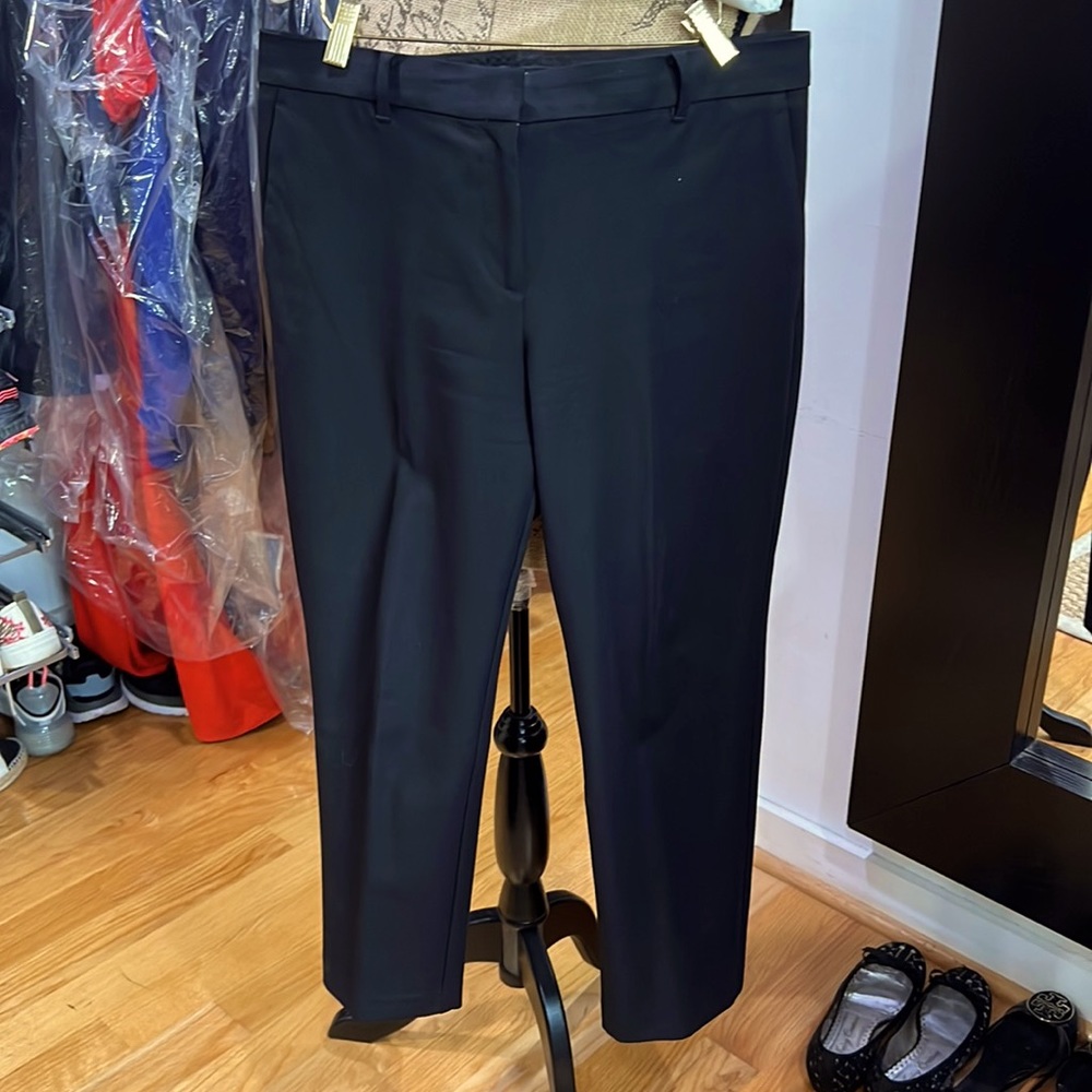 Anntaylor Cropped Black Pants Incredible Fabric Incredible Incredible